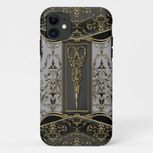 Antiqued薄いHazlehurstはVを切ります iPhone 11 ケース