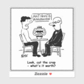 Antiques Expert. What's It Worth Funny Valuation シール (シート)