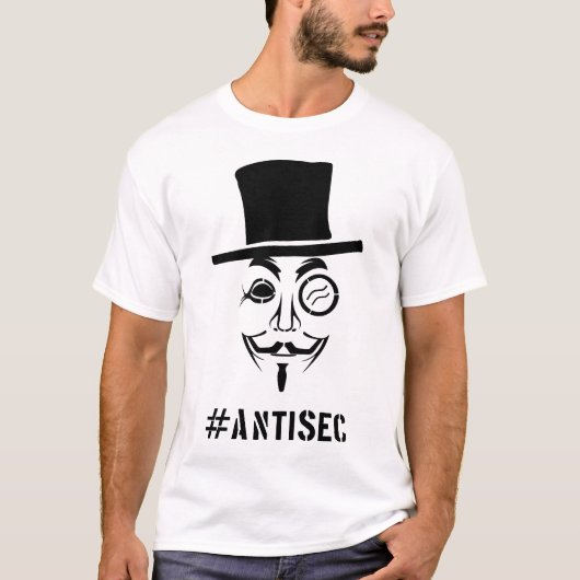 #Antisec FACE Tシャツ (正面)