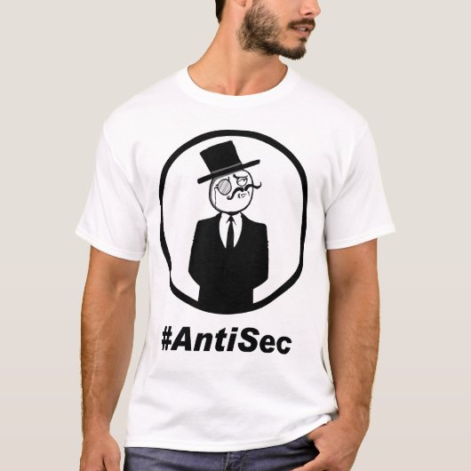 #AntiSec LOGO - W Tシャツ (正面)