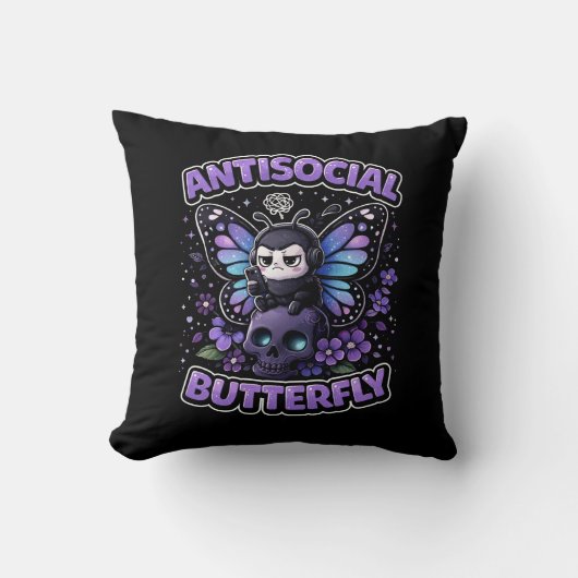 Antisocial Butterfly クッション (正面)