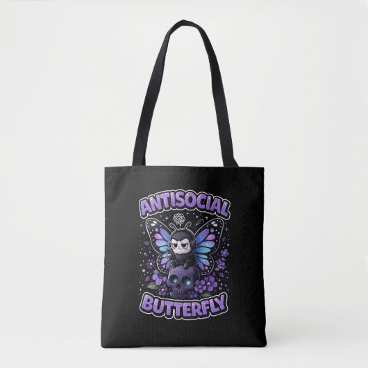 Antisocial Butterfly トートバッグ (正面)