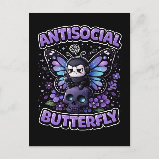 Antisocial Butterfly ポストカード (正面)