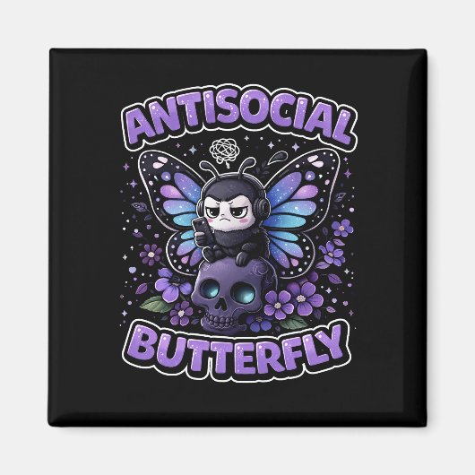 Antisocial Butterfly マグネット (正面)