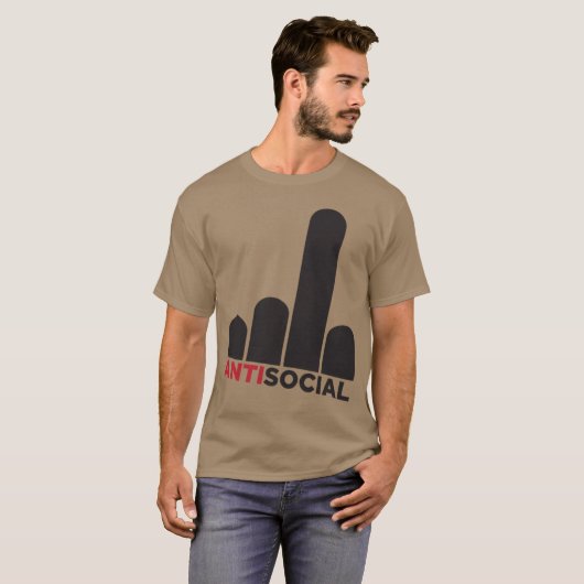 Antisocial girl tシャツ (正面フル)