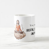 ANTISTRESS Breathe, drink coffee, and move on コーヒーマグカップ (中央)