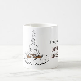 ANTISTRESS Coffee first, worries later quote コーヒーマグカップ