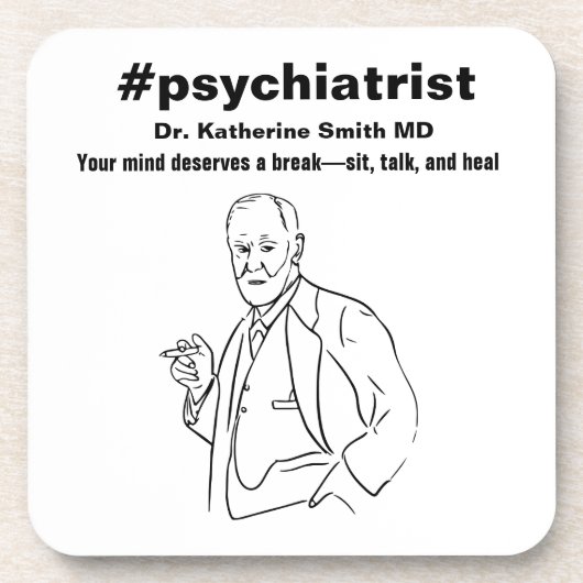 antistress Freud Psychiatry Therapy Clinic Health コースター (正面)