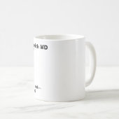 ANTISTRESS Freud Psychiatry Therapy Clinic Health コーヒーマグカップ (正面右)