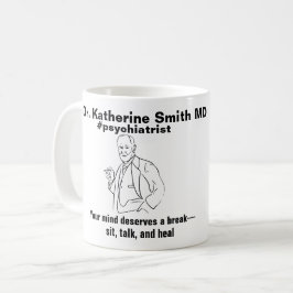 ANTISTRESS Freud Psychiatry Therapy Clinic Health コーヒーマグカップ