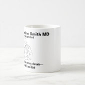 ANTISTRESS Freud Psychiatry Therapy Clinic Health コーヒーマグカップ (中央)