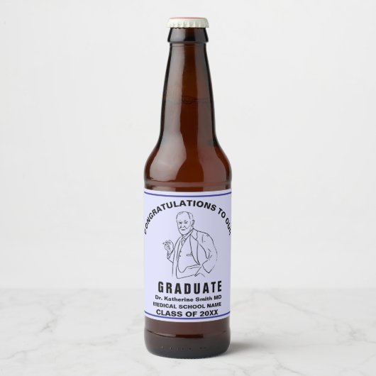 ANTISTRESS Freud Psychiatry Therapy Clinic Health ビールラベル (正面)