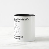 ANTISTRESS Freud Psychiatry Therapy Clinic Health マグカップ (中央)