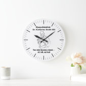 antistress Freud Psychiatry Therapy Clinic Health ラージ壁時計 (ホーム)