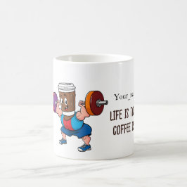 ANTISTRESS Life is tough, but coffee is strong コーヒーマグカップ