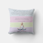 ANTISTRESS MANIFESTATION CALM CHAKRA VISUALIZATION クッション (正面)