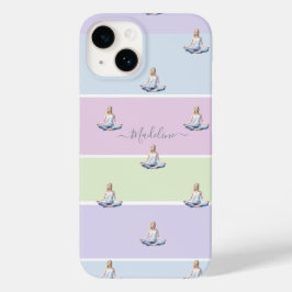 ANTISTRESS  MEDITATION shopping grocery peace calm Case-Mate iPhone 14ケース