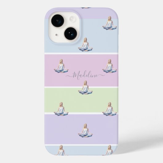 ANTISTRESS  MEDITATION shopping grocery peace calm Case-Mate iPhoneケース (裏面)