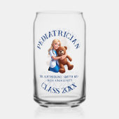 antistress pediatrician teddy bear kids university ガラス缶 (正面)