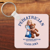 antistress pediatrician teddy bear kids university キーホルダー (正面)