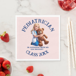 antistress pediatrician teddy bear kids university スタンダードランチョンナプキン