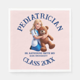 antistress pediatrician teddy bear kids university スタンダードランチョンナプキン