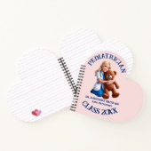 antistress pediatrician teddy bear kids university ノートブック (内部)