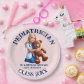 antistress pediatrician teddy bear kids university ペーパープレート (パーティー)