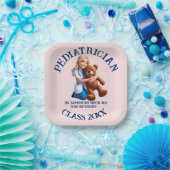 antistress pediatrician teddy bear kids university ペーパープレート (パーティー)