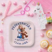 antistress pediatrician teddy bear kids university ペーパープレート (パーティー)