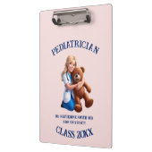 antistress pediatrician teddy bear pink university クリップボード (左)