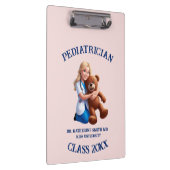 antistress pediatrician teddy bear pink university クリップボード (右)
