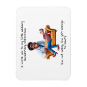 antistress psychiatrist doing psychotherapy  Freud マグネット (縦)