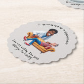 ANTISTRESS psychiatrist THERAPIST medical therapy ペーパーコースター (アングル)