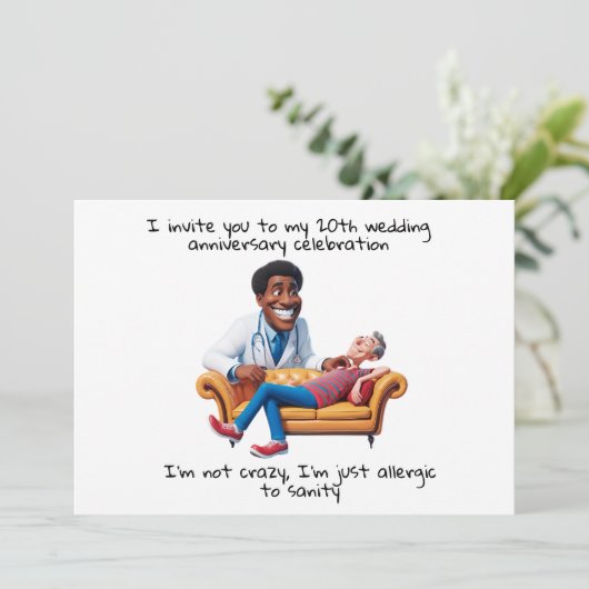 ANTISTRESS psychiatrist THERAPIST medical therapy 招待状 (スタンド正面)