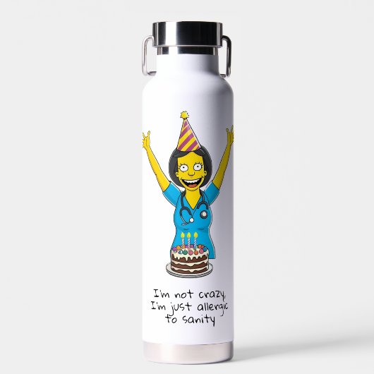 ANTISTRESS psychiatrist THERAPIST MENTAL HEALTH ウォーターボトル (正面)