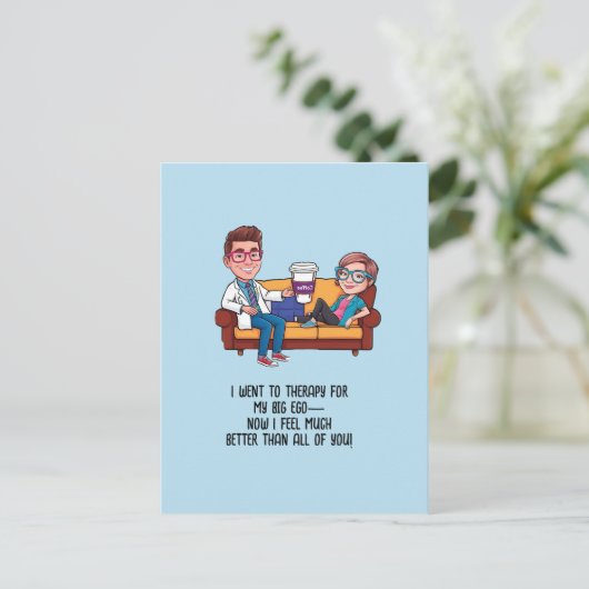 ANTISTRESS psychiatrist THERAPIST MENTAL HEALTH ポストカード (スタンド正面)