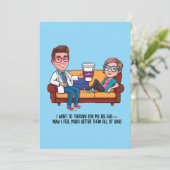 ANTISTRESS psychiatrist THERAPIST MENTAL HEALTH 招待状 (スタンド正面)