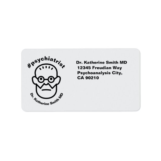 Antistress Psychoanalysis Sigmund Freud Clinic ラベル (正面)