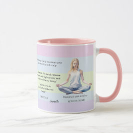 antistress relax calm serenity yoga zen マグカップ