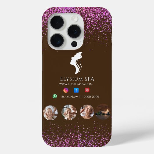 ANTISTRESS RELAX CALM SPA COSMETIC BRANDING Case-Mate iPhoneケース (裏面)