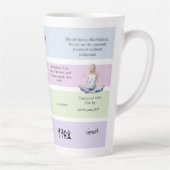 AntiStress Serene Meditation Midfulness カフェラテマグ (右)