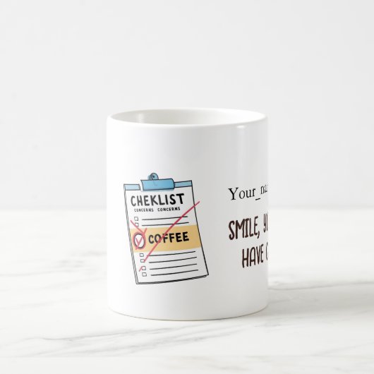 ANTISTRESS Smile, you still have coffee コーヒーマグカップ (中央)