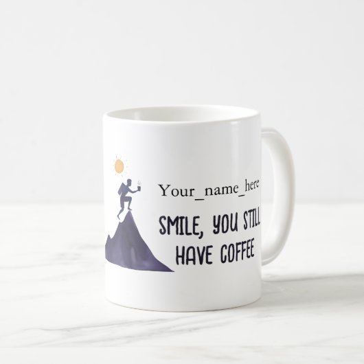 ANTISTRESS Smile, you still have coffee コーヒーマグカップ (正面右)