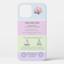 ANTISTRESS STRESS RELAX YOGA MANDALA CALM iPhone 12ケース