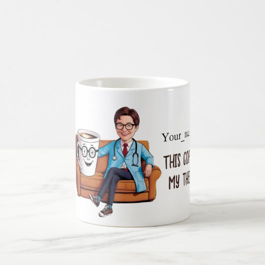 ANTISTRESS This coffee is my therapy コーヒーマグカップ (中央)