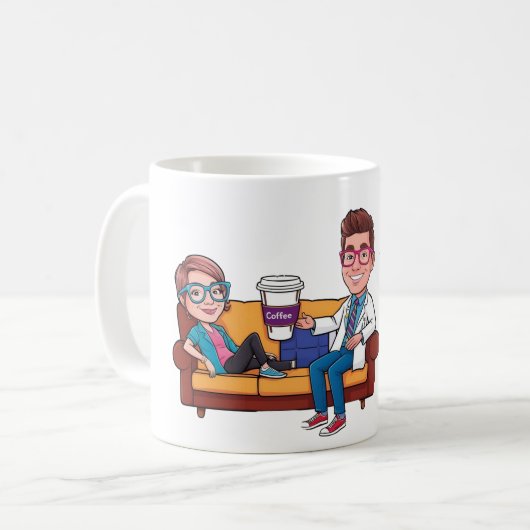 ANTISTRESS This coffee is my therapy コーヒーマグカップ (正面左)