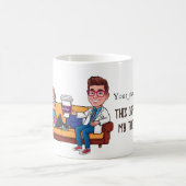 ANTISTRESS This coffee is my therapy コーヒーマグカップ (中央)