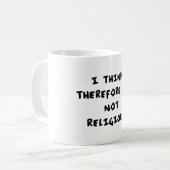 AntitheisAtheistのマグ コーヒーマグカップ (正面左)