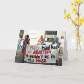 Antitheistの挨拶状 カード (黄色い花)